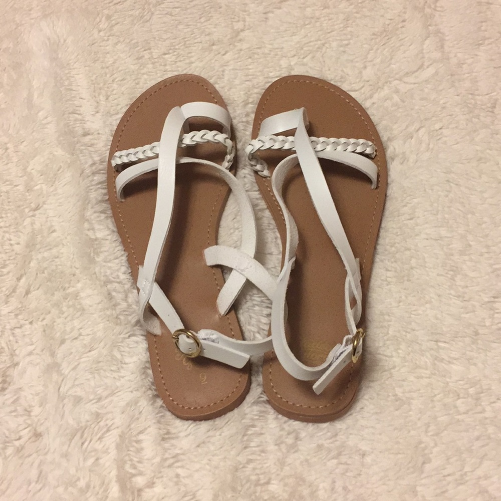 White Sandals very cute!